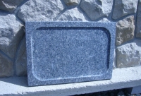 Grilovací kámen s padlou plochou, tiská žula